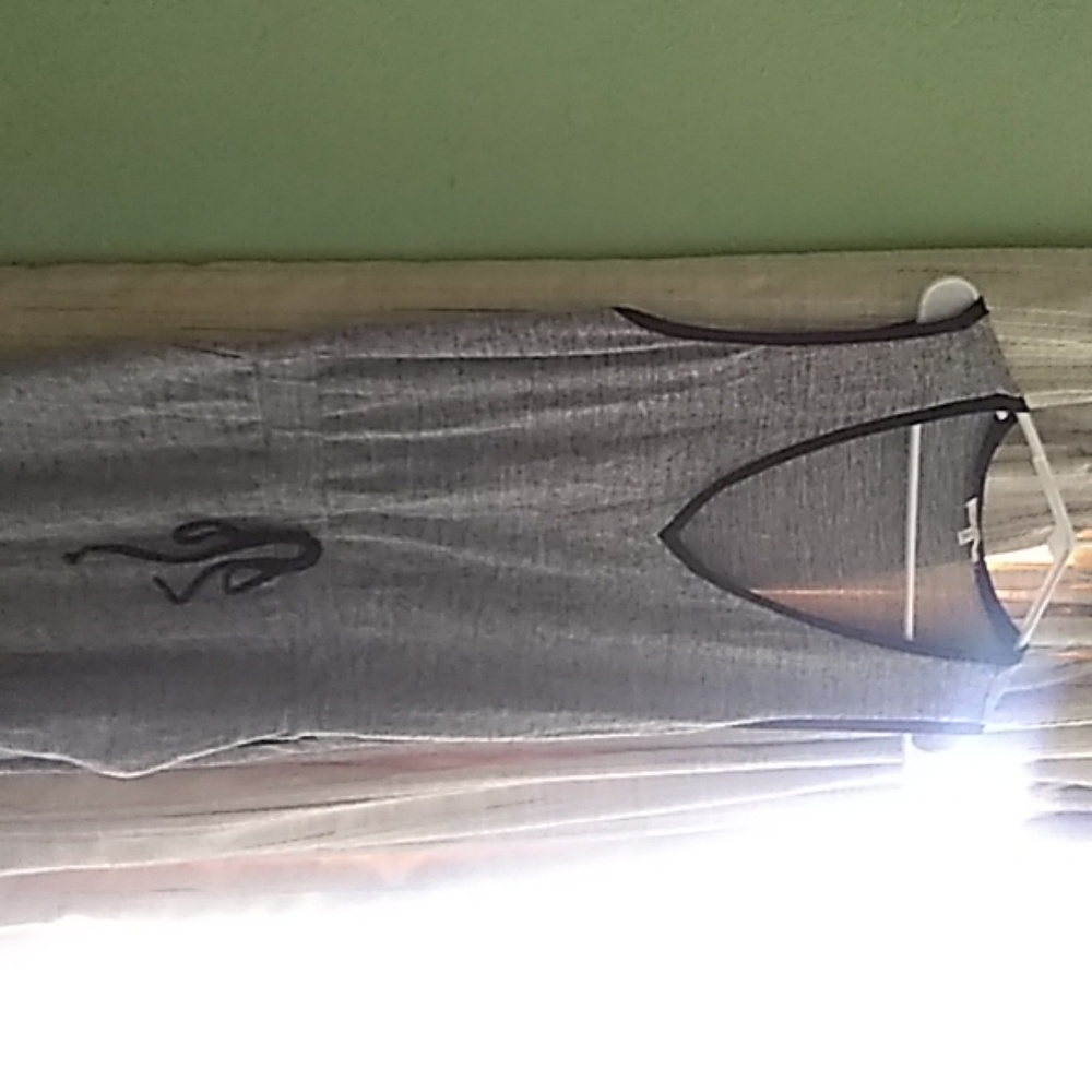 Grey tanktop bodysuit